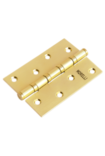 Петли стальные универсальные Morelli MS 100X70X2.5-4BB SG (матовое золото)