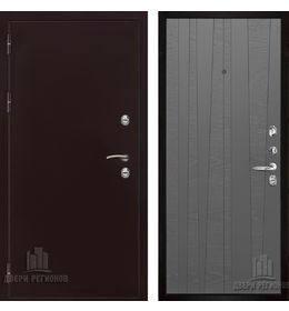 Двери Регионов Термо 3 Антик медь - Trend Grigio (Ral 7015)