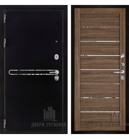 Двери Регионов Президент S1Z - LIGHT 2125 (зеркало) Серый велюр