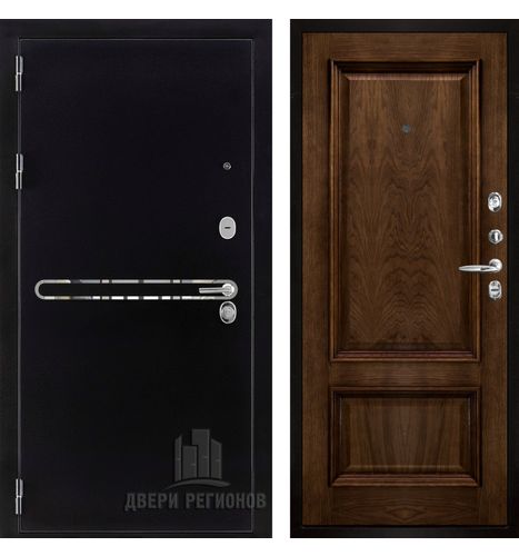 Входная дверь Двери Регионов Президент S1Z - Корсика Дуб Brandy
