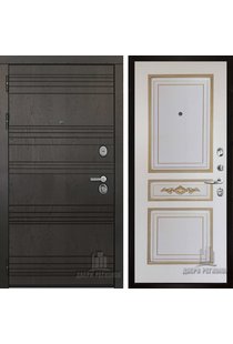Двери Регионов Министр - Лацио Эмаль слоновая кость/Патина золото