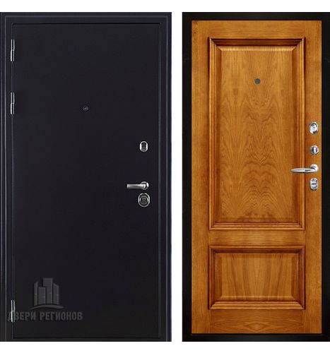 Входная дверь Двери Регионов Колизей Темное серебро антик - Корсика Дуб Patina Antico