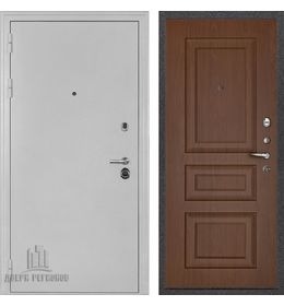 Двери Регионов Колизей Белое серебро антик - Вена 3D Орех темный
