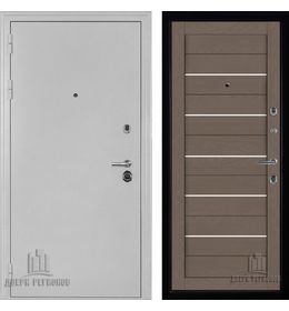 Двери Регионов Колизей Белое серебро антик - LIGHT 2127 (зеркало) Тортора Soft