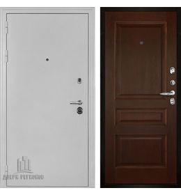 Двери Регионов Колизей Белое серебро антик - Милан Орех тон 2