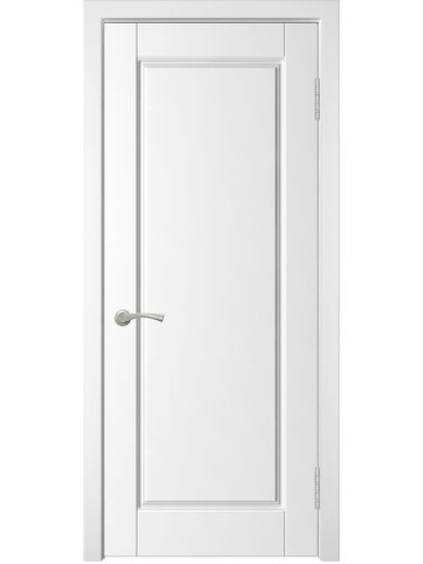 Межкомнатная дверь WanMark Скай-1 ДГ белая эмаль