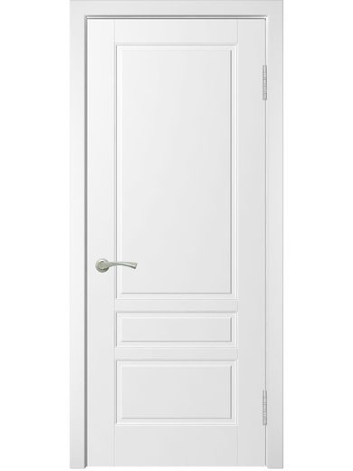Межкомнатная дверь WanMark Скай-3 ДГ белая эмаль