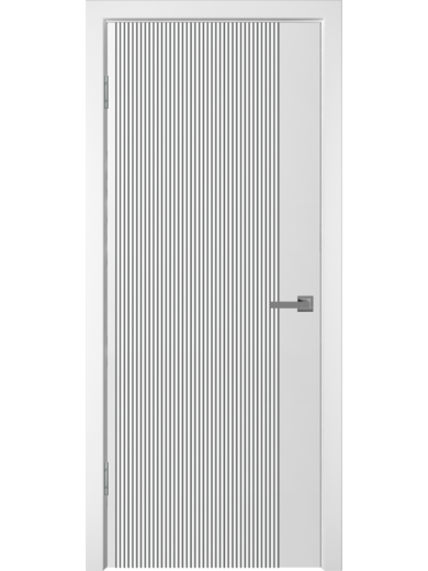 Межкомнатная дверь WanMark Синди-5 ДГ белая эмаль