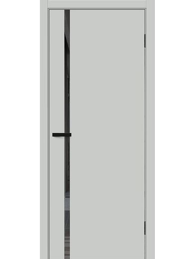 Межкомнатная дверь Bravo Браво-0.40 П Grey Silk зеркало Mirox Grey