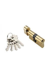 Цилиндр ключ-завёртка CYL 5-60 KNOB GOLD Золото; ключ-вертушка