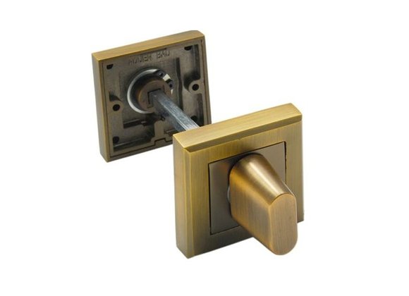 Завертка сантехническая WC Quadro WC Q003 BRUSHED CAFE Кофе