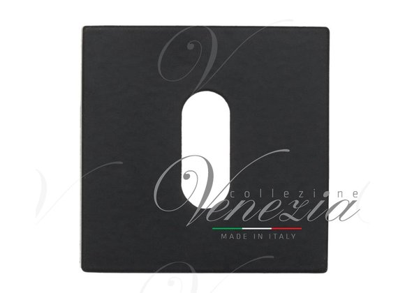 Накладка под ключ буратино на квадратном основании Fratelli Cattini KEY 8-NM матовый черный 2 шт.