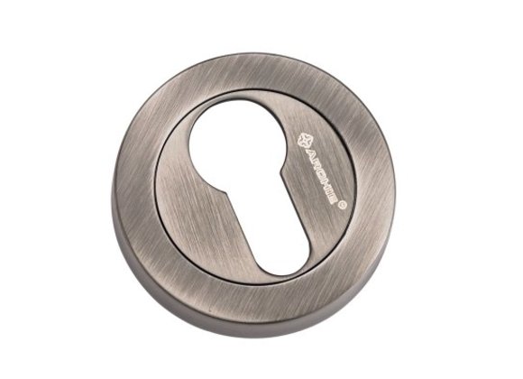 Накладки на евроцелиндр CL-20G CL BL. SILVER черненое серебро