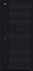 Дверь Bravo Лайнер-3 Total Black/Off-white снаружи фото 1